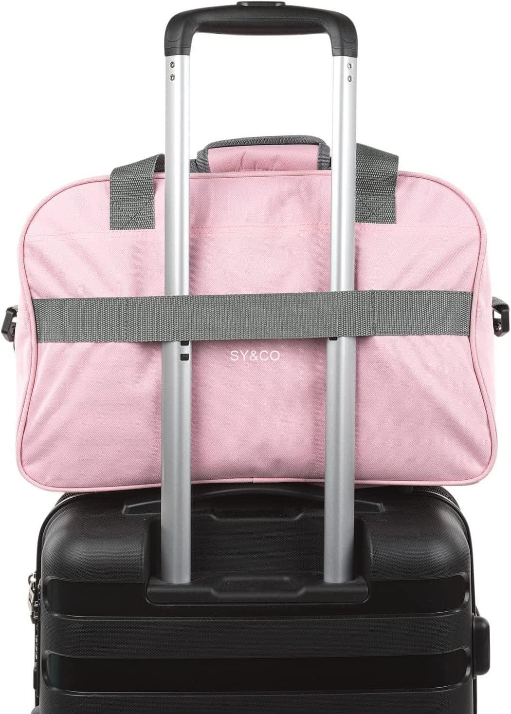 Bolso de viaje Itaca apto para Ryanair rosa - Imagen 3