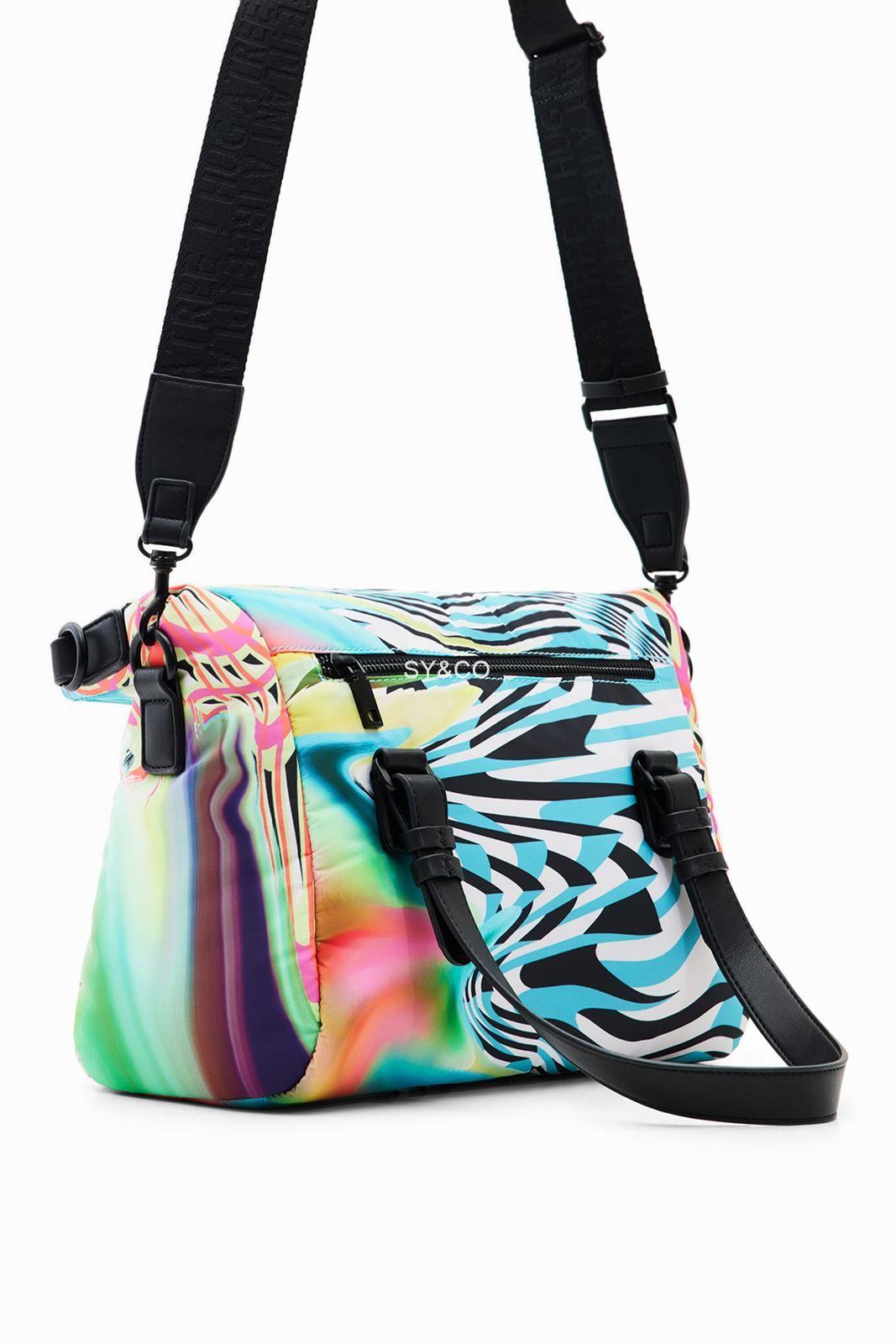 Bolso Desigual estampado Psicodélico 23SAXY45 Hawaiian Geosurf - Imagen 3