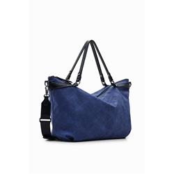 Bolso Desigual logos 22WAXPA4 Logorama azul - Imagen 1