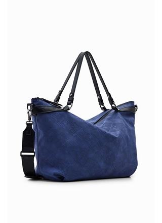 Bolso Desigual logos 22WAXPA4 Logorama azul - Imagen 1
