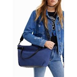 Bolso Desigual logos 22WAXPA4 Logorama azul - Imagen 2