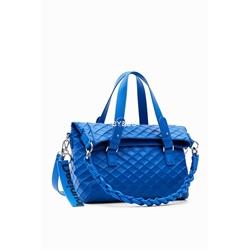 Bolso Desigual relieve rombos azul 23SAXP66 Blogy - Imagen 1
