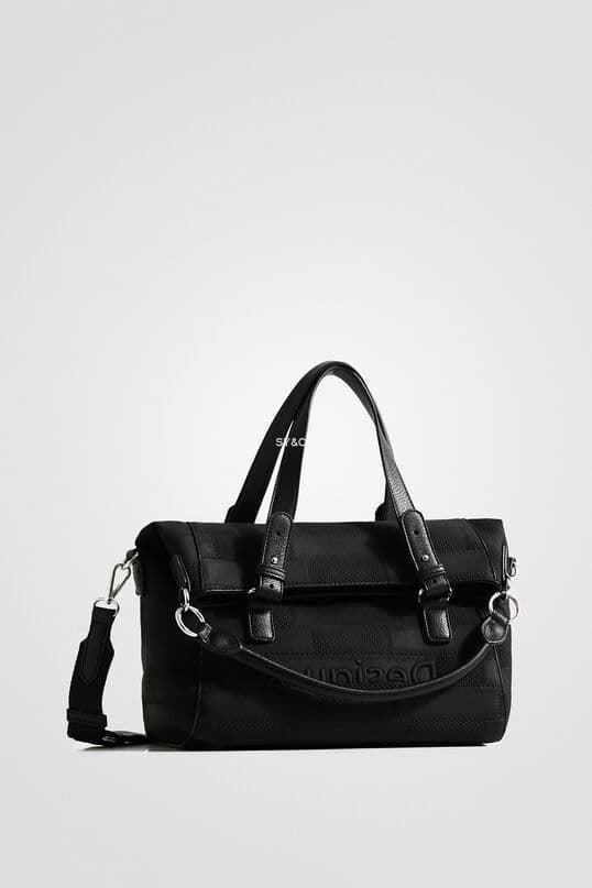 Bolso Desigual textura negro 22SAXP49 - Imagen 4