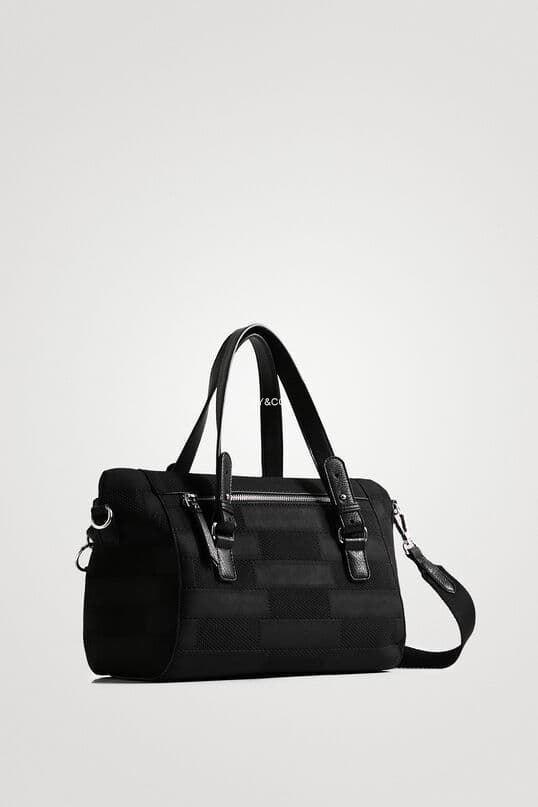 Bolso Desigual textura negro 22SAXP49 - Imagen 5