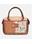 Bolso mano bowling étnico Anekke marrón Menire - Imagen 2