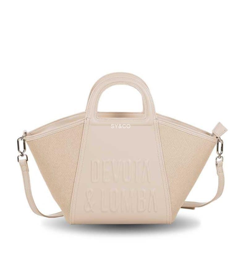 Bolso mano Devota & Lomba Hang beige - Imagen 1