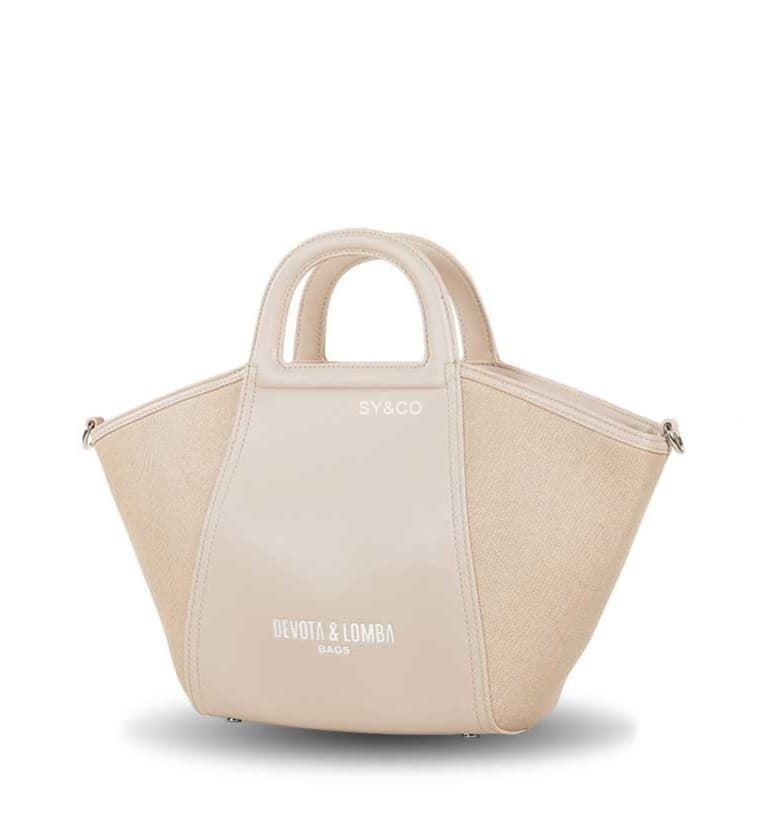 Bolso mano Devota & Lomba Hang beige - Imagen 2