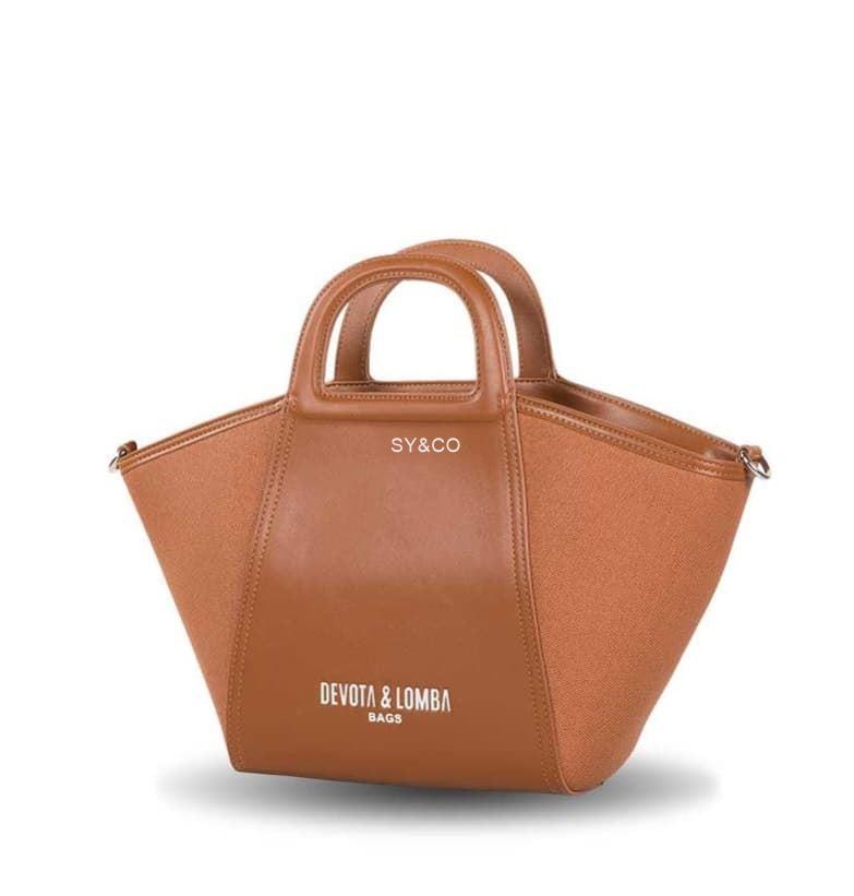 Bolso mano Devota & Lomba Hang marrón - Imagen 2