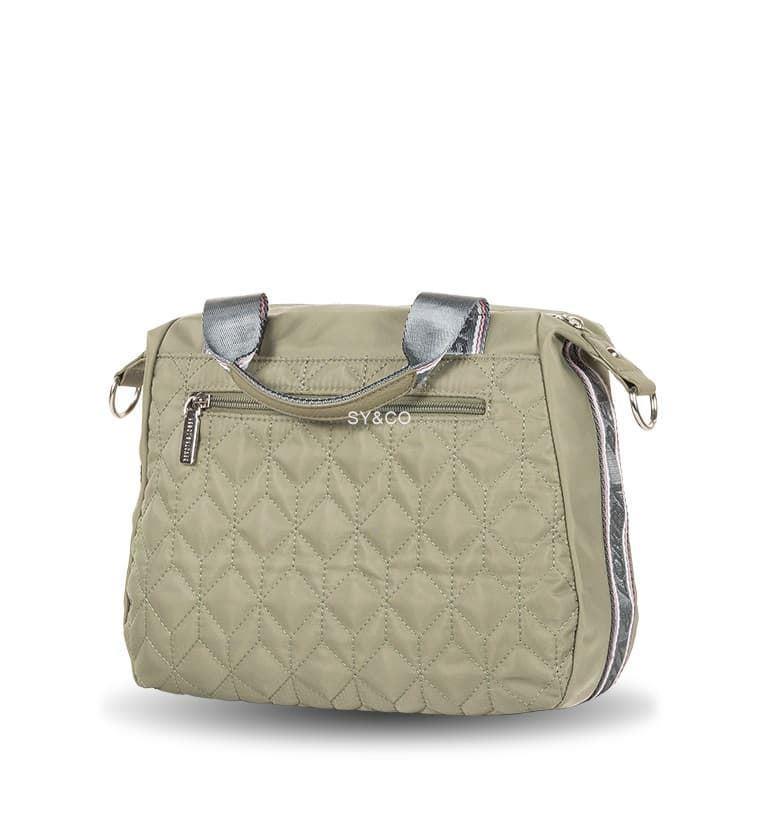 Bolso mano nylon Devota & Lomba kaki Slash - Imagen 3