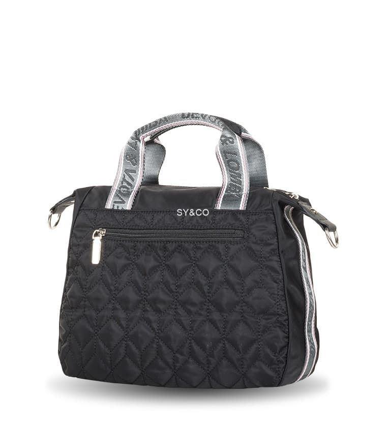 Bolso mano nylon Devota & Lomba negro Slash - Imagen 3