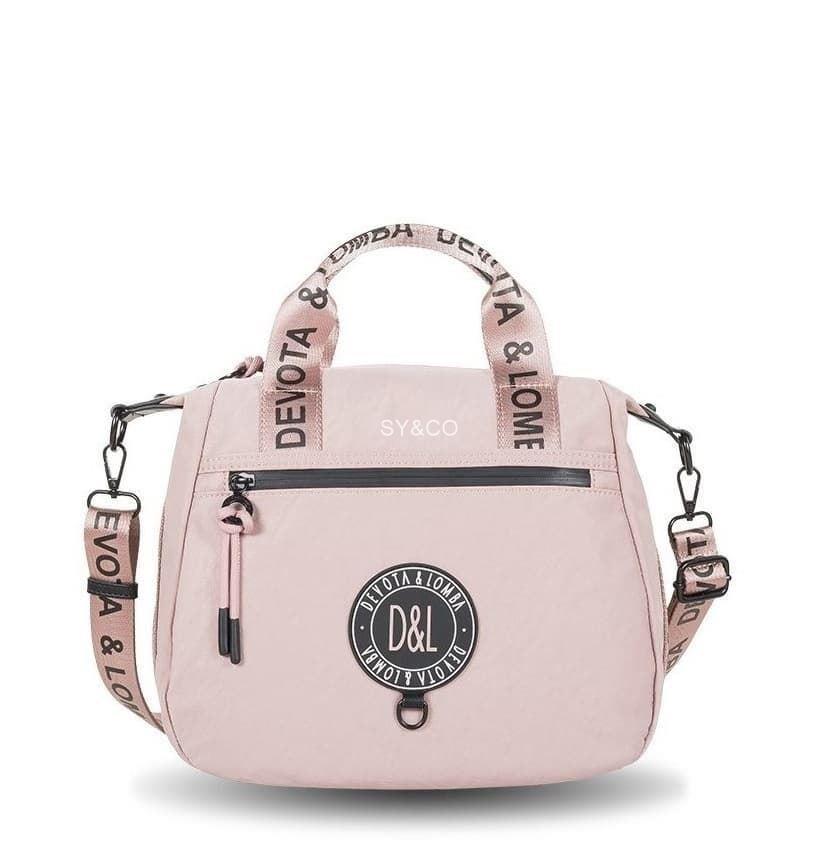 Bolso mano nylon Devota & Lomba rosa Active - Imagen 1