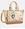 Bolso mano triple compartimento Anekke verde y beige Amazonia - Imagen 1