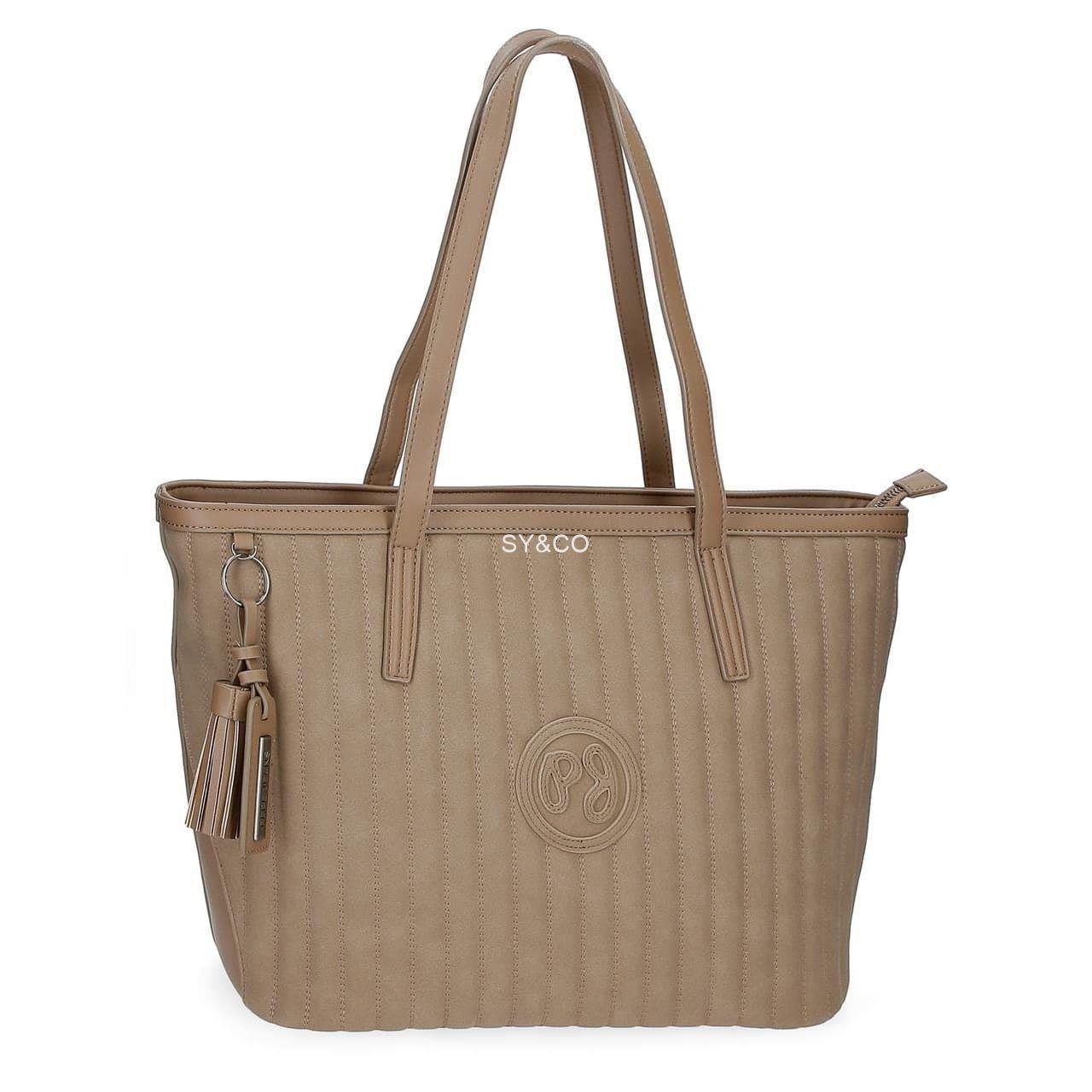 Bolso Pepe Jeans potaordenador Lia kaki - Imagen 1