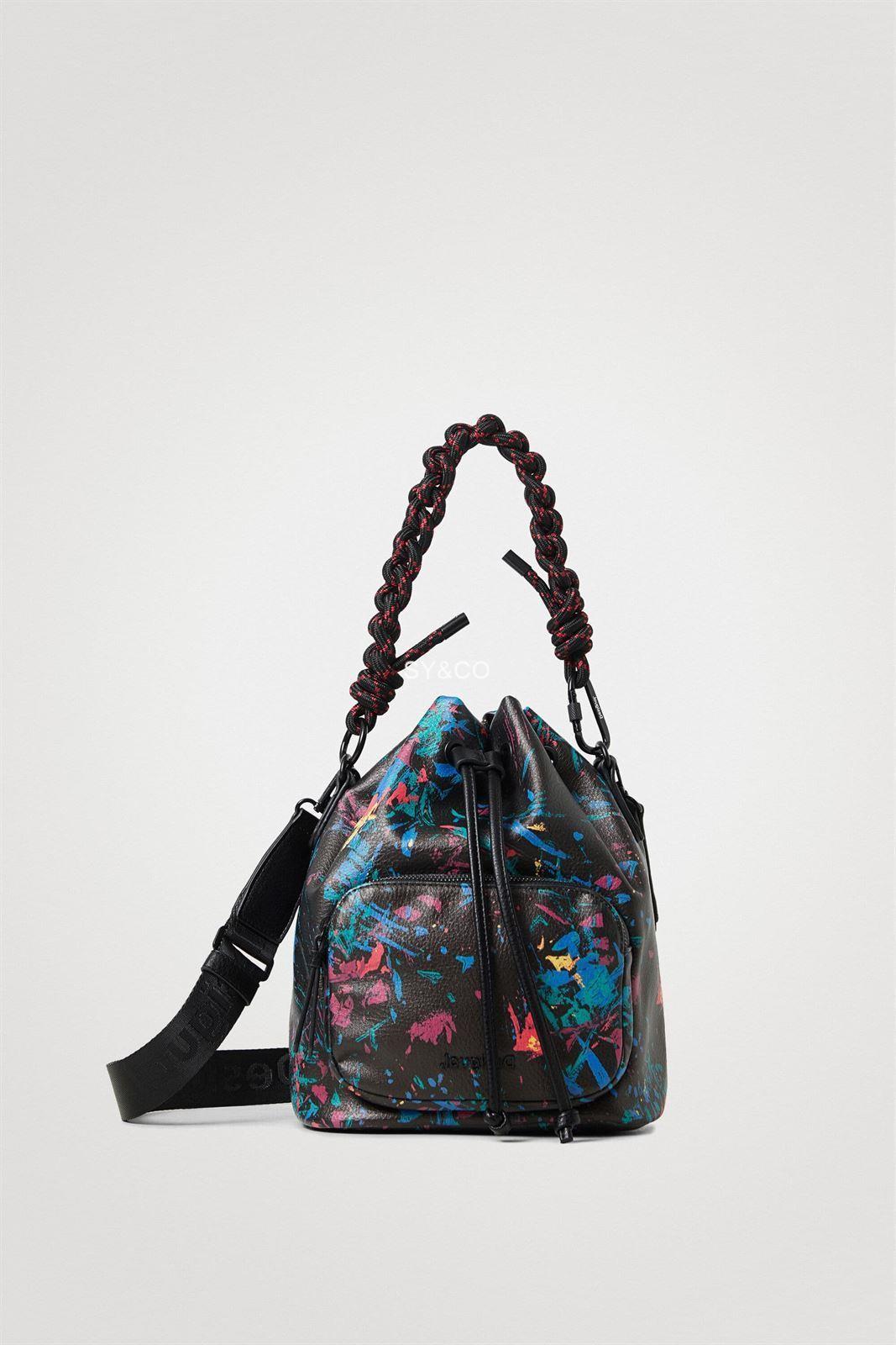 Bolso saco Desigual estampado Virutas 21WAXPAR - Imagen 1