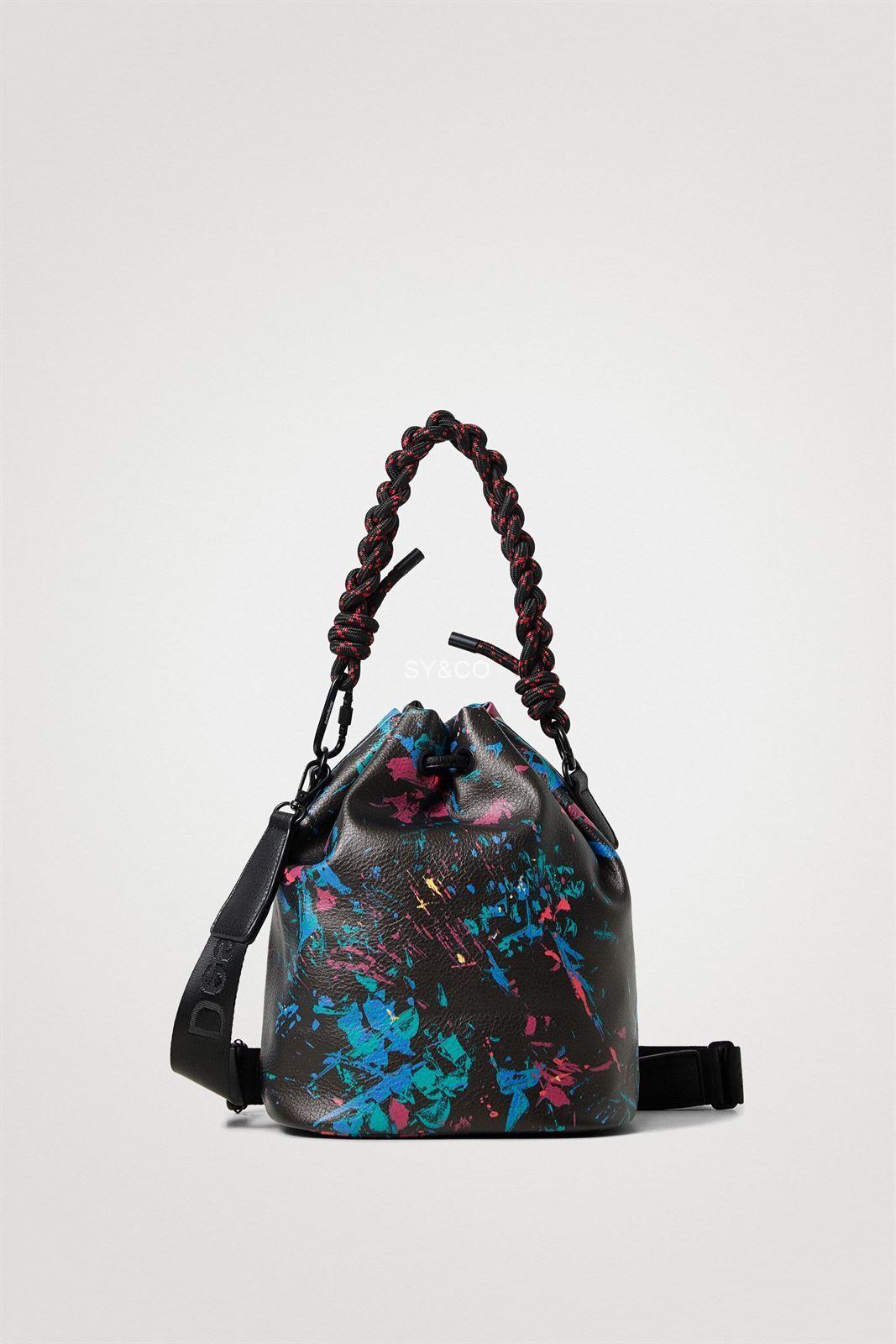 Bolso saco Desigual estampado Virutas 21WAXPAR - Imagen 3