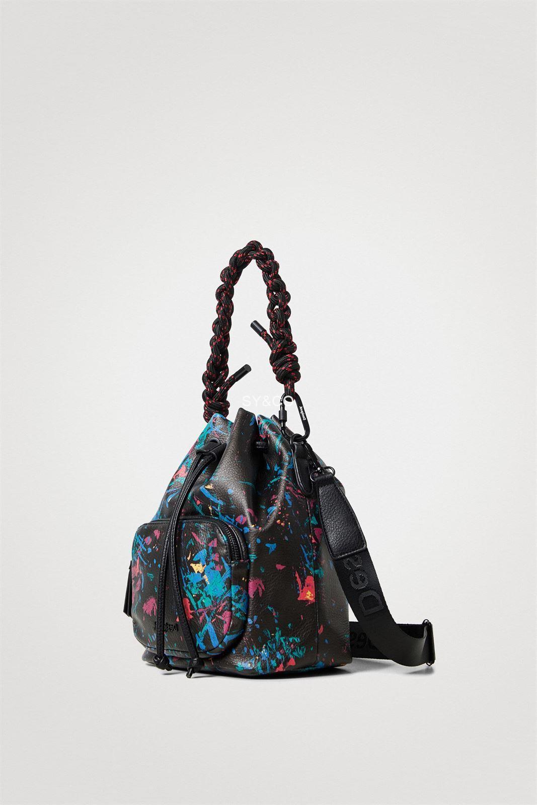 Bolso saco Desigual estampado Virutas 21WAXPAR - Imagen 4