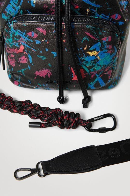 Bolso saco Desigual estampado Virutas 21WAXPAR - Imagen 6