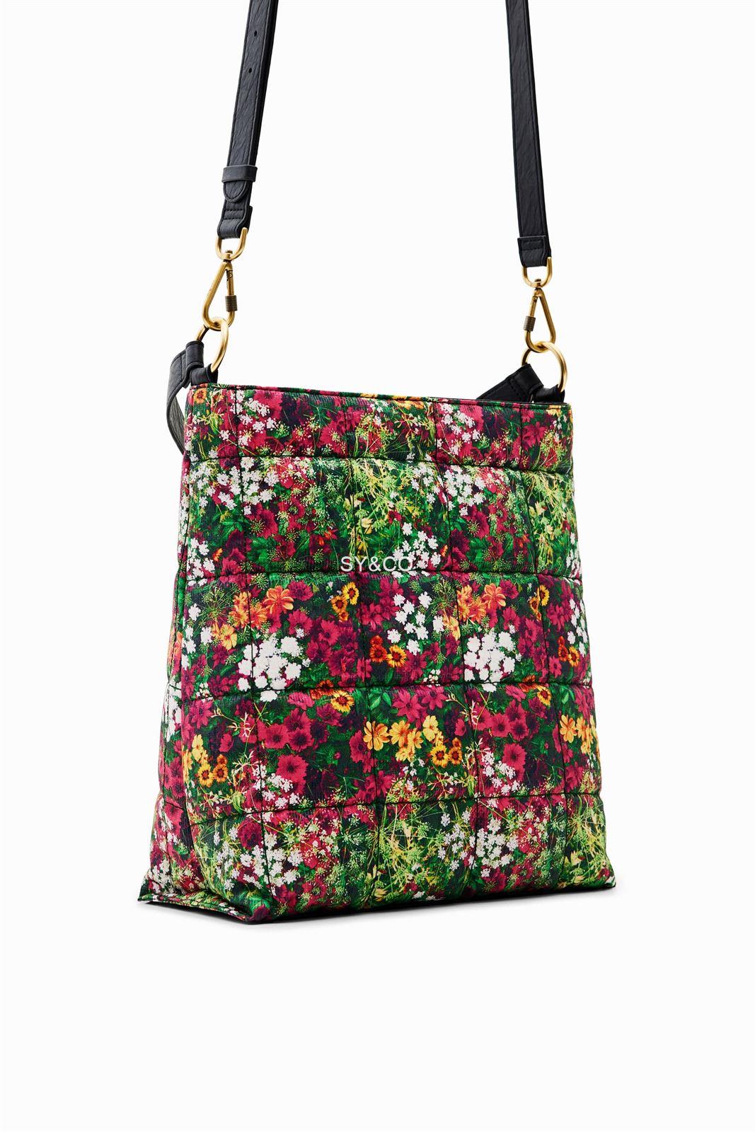 Bolso saco Desigual floral 22WAXA80 Ivy - Imagen 4