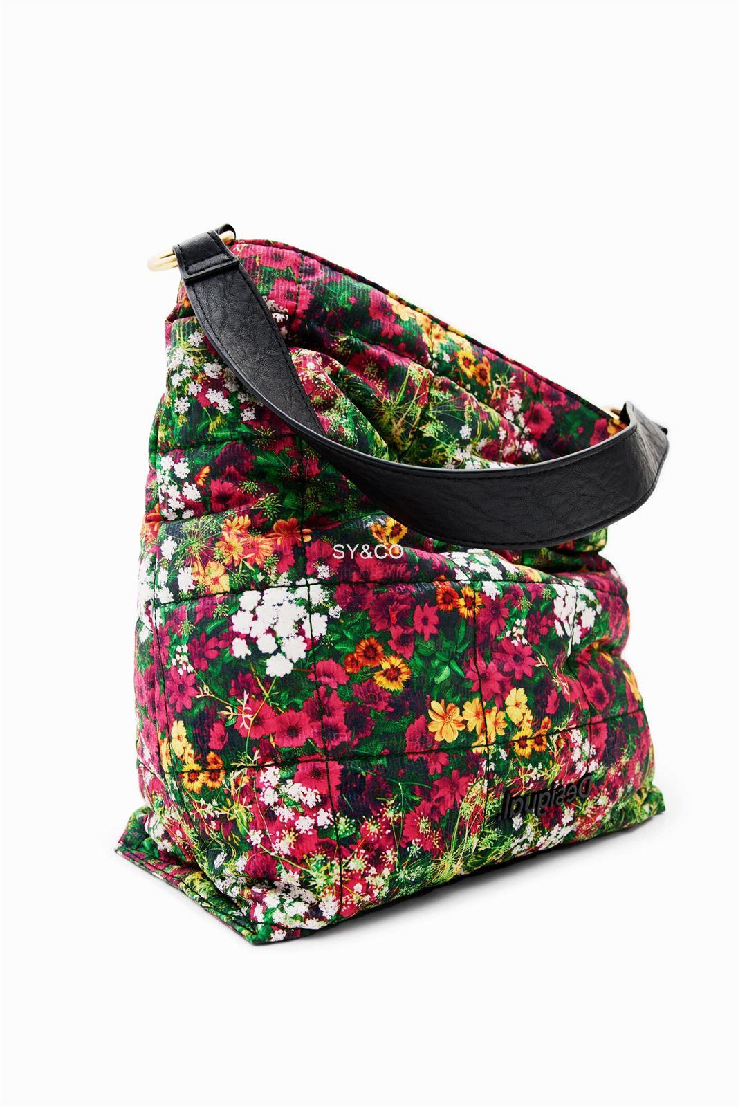 Bolso saco Desigual floral 22WAXA80 Ivy - Imagen 5