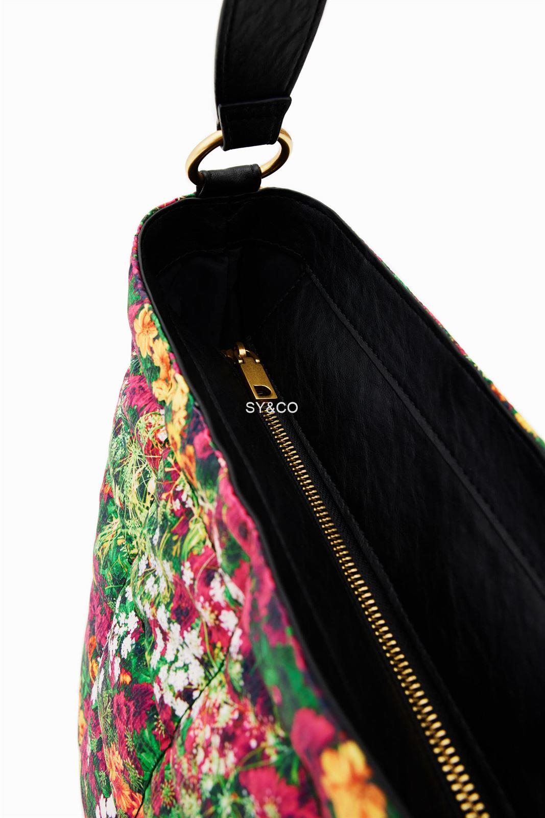 Bolso saco Desigual floral 22WAXA80 Ivy - Imagen 6