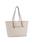 Bolso shopper Cacharel logo beige - Imagen 1