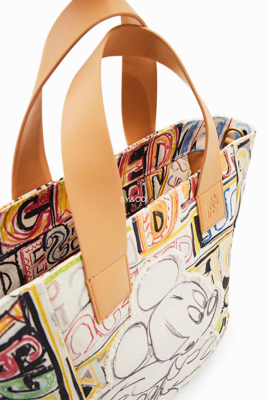 Bolso shopper Desigual Mickey Mouse 23SAXA41 - Imagen 4