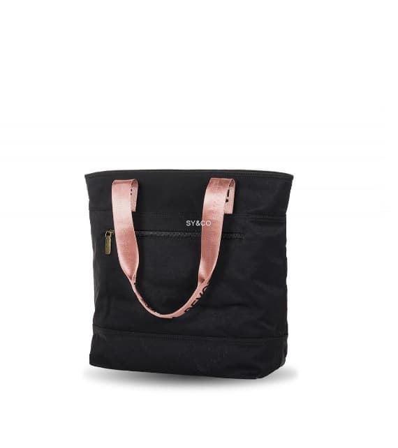 Bolso shopper Devota & Lomba Spot negro - Imagen 2