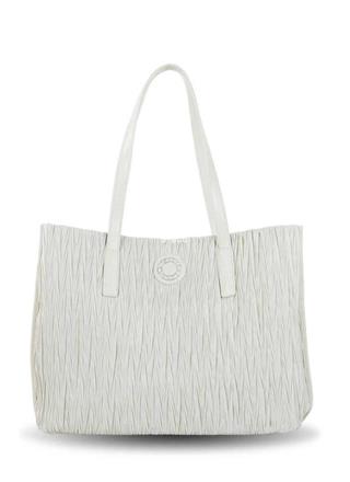 Bolso shopper nylon Devota & Lomba Age beige - Imagen 1