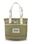 Bolso shopper nylon Devota & Lomba Plate kaki - Imagen 1