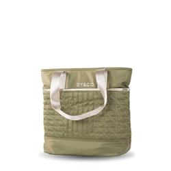 Bolso shopper nylon Devota & Lomba Plate kaki - Imagen 2