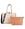Bolso shopper reversible Lois beige y camel Marcy - Imagen 2