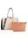 Bolso shopper reversible Lois beige y camel Marcy - Imagen 2