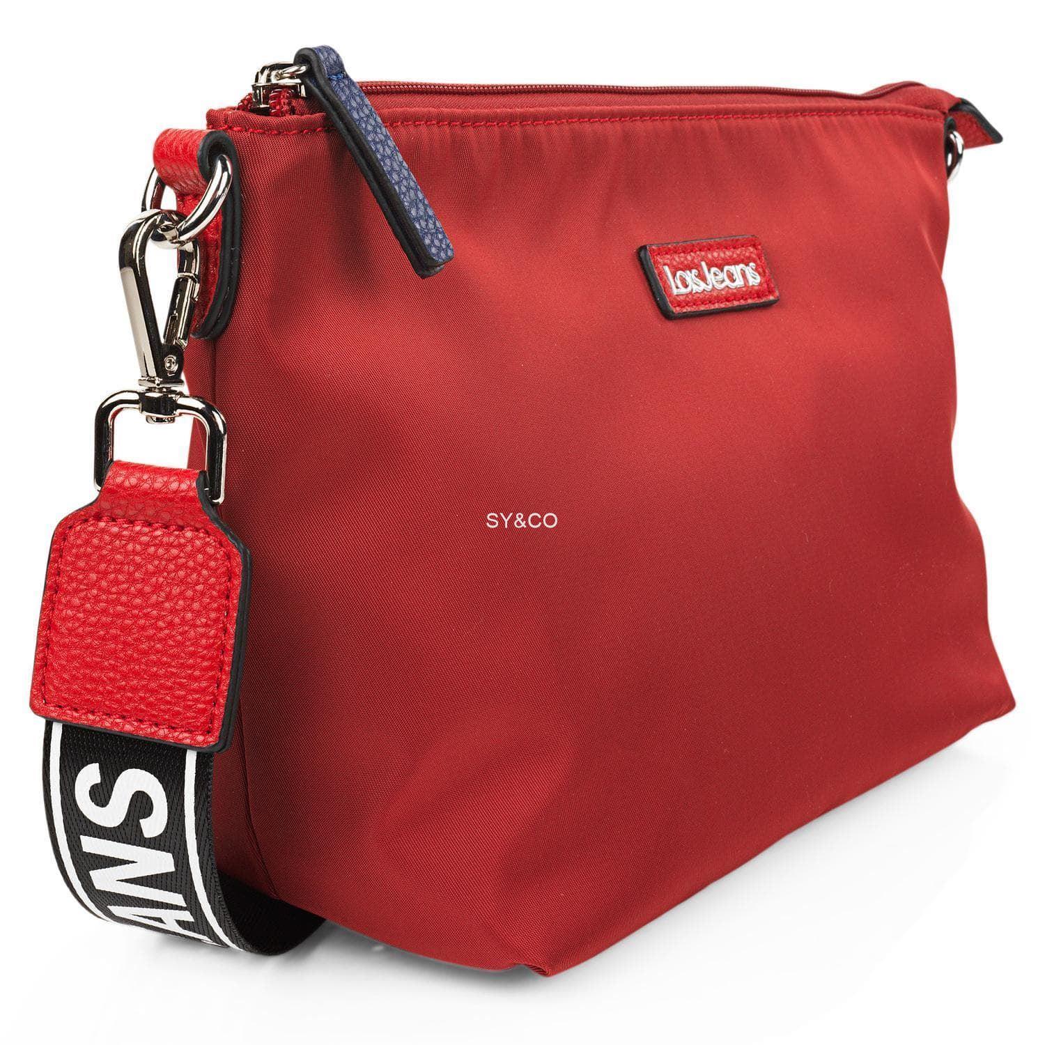 Bolso shopper reversible Lois marino y rojo Marcy - Imagen 5