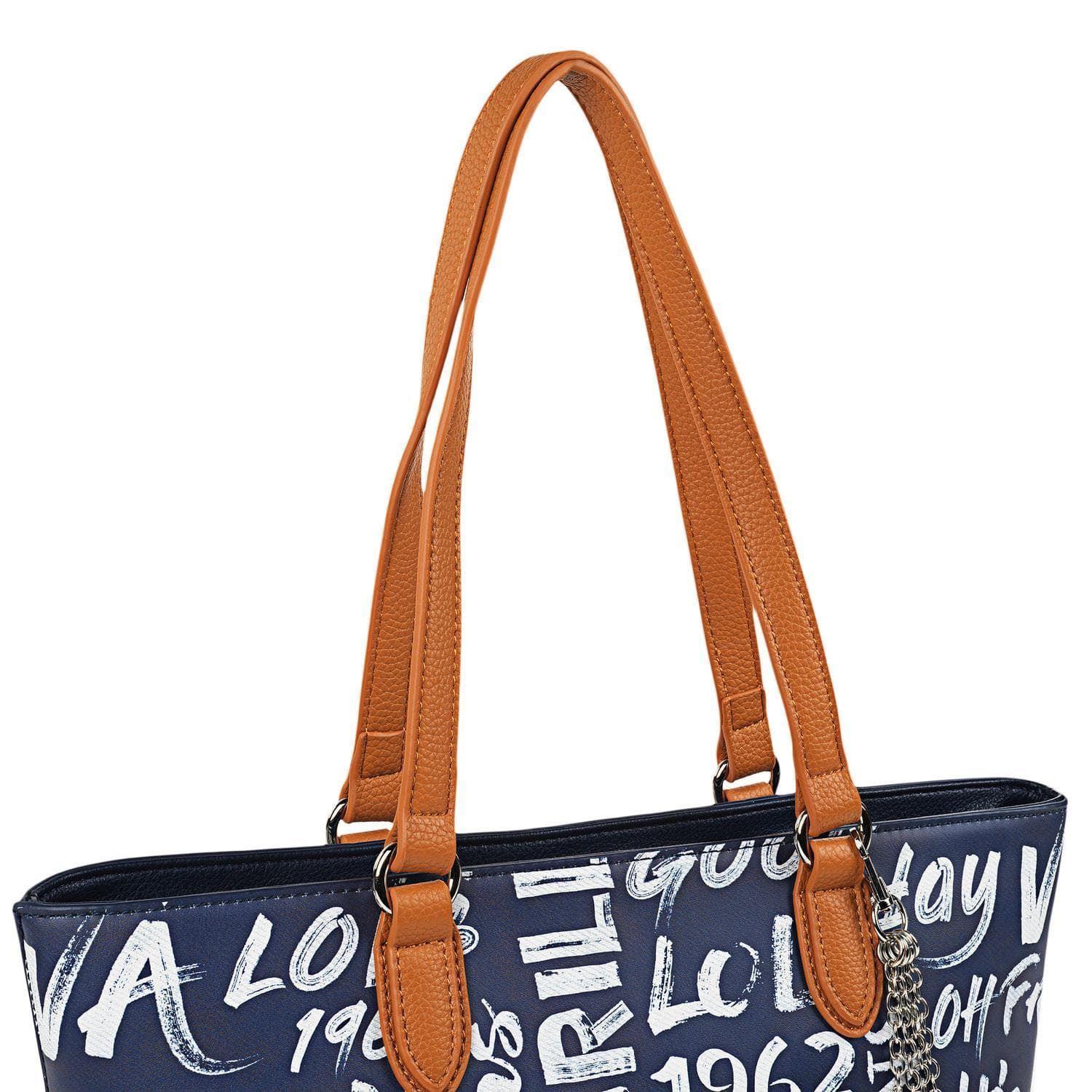 Bolso shopping Lois marino letras blancas Words - Imagen 3