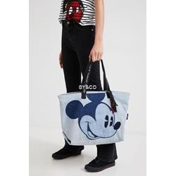 Bolsos shopper Desigual patch Mickey Mouse denim 22SAXD10 - Imagen 2