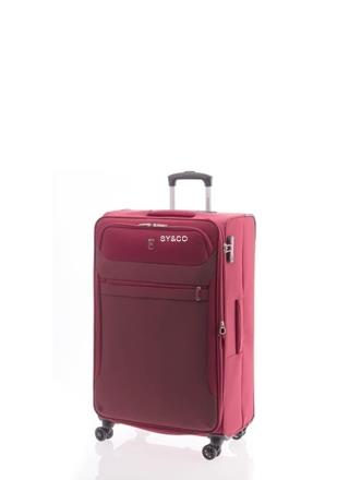 Maleta 4 ruedas grande extensible Gladiator 3D rojo 78CM - Imagen 1