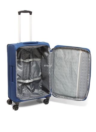 Maleta 4 ruedas mediana extensible Gladiator 3D negro 68CM - Imagen 2