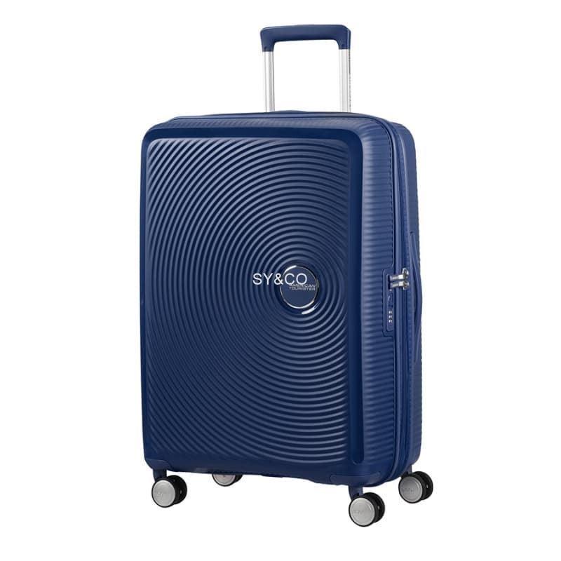 Maleta American Tourister Soundbox marino 67cm - Imagen 1