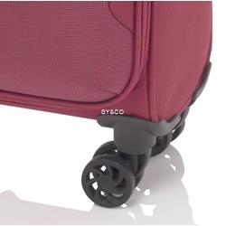 Maleta cabina 4 ruedas extensible Gladiator 3D rojo  55CM - Imagen 2