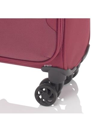 Maleta cabina 4 ruedas extensible Gladiator 3D rojo  55CM - Imagen 2