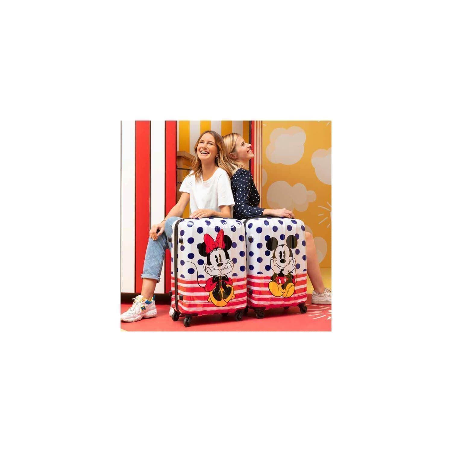 Maleta cabina Amerian Tourister Mickey blue dots - Imagen 2