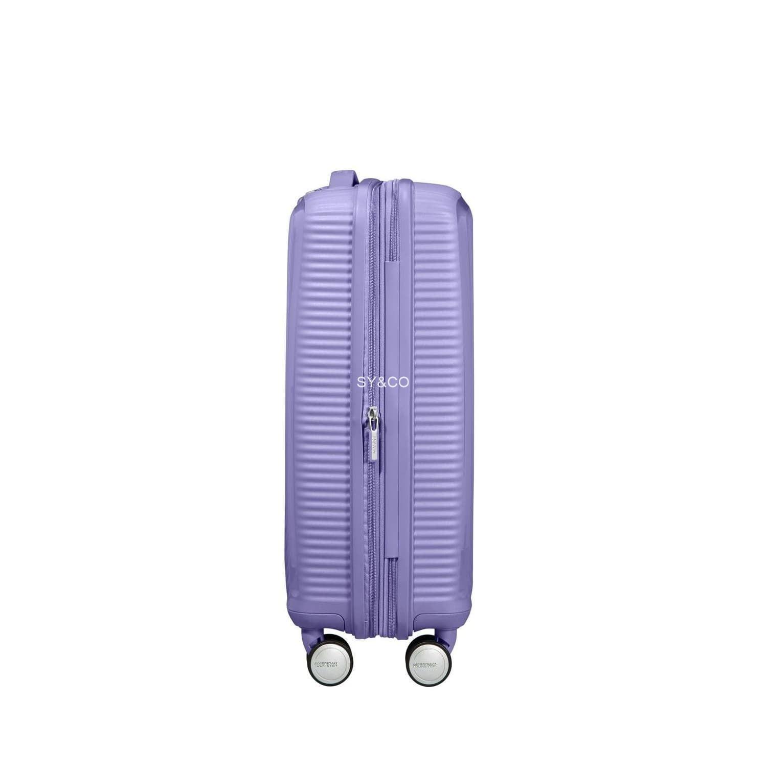 Maleta cabina American Tourister Soundbox lavanda 55cm extensible - Imagen 3