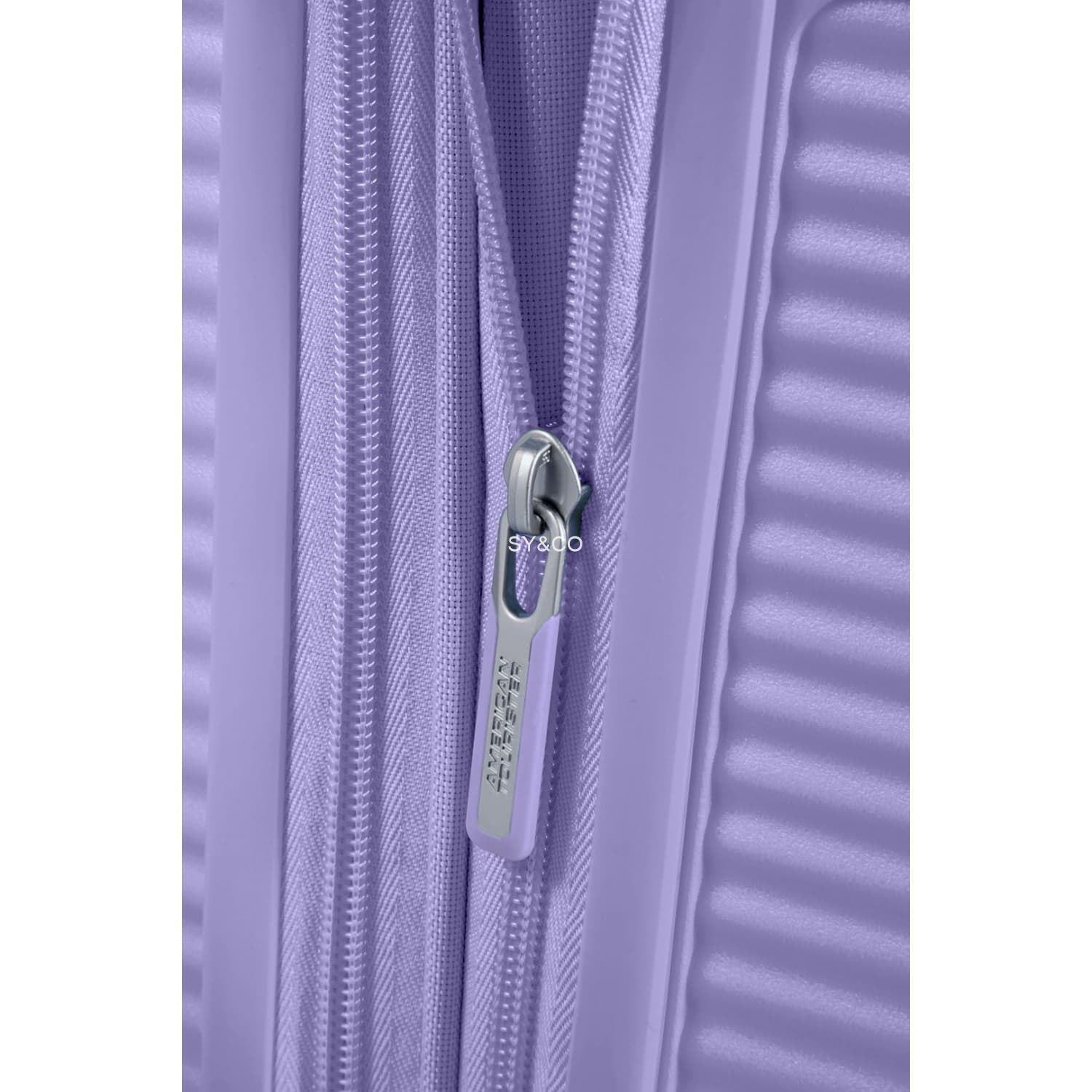 Maleta cabina American Tourister Soundbox lavanda 55cm extensible - Imagen 5