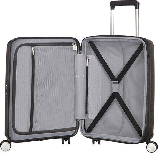 Maleta cabina American Tourister Soundbox negro 55cm extensible - Imagen 2