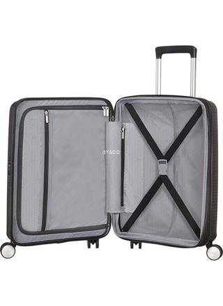 Maleta cabina American Tourister Soundbox negro 55cm extensible - Imagen 2