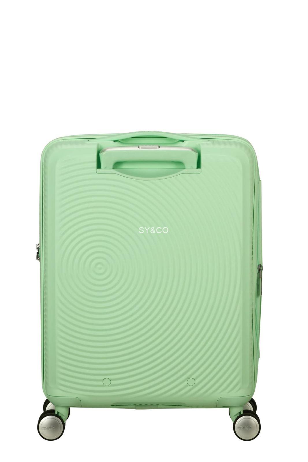 Maleta cabina American Tourister Soundbox verde agua 55cm extensible - Imagen 2