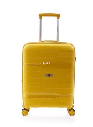 Maleta cabina Gladiator Boxing expandible amarilla 55cm - Imagen 1