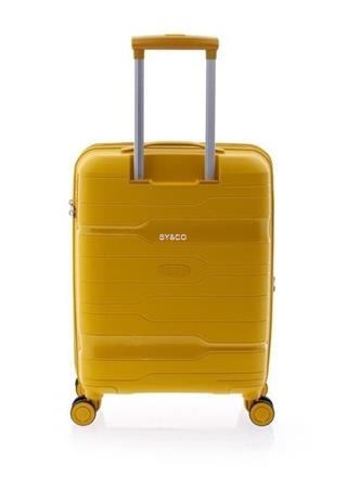 Maleta cabina Gladiator Boxing expandible amarilla 55cm - Imagen 2