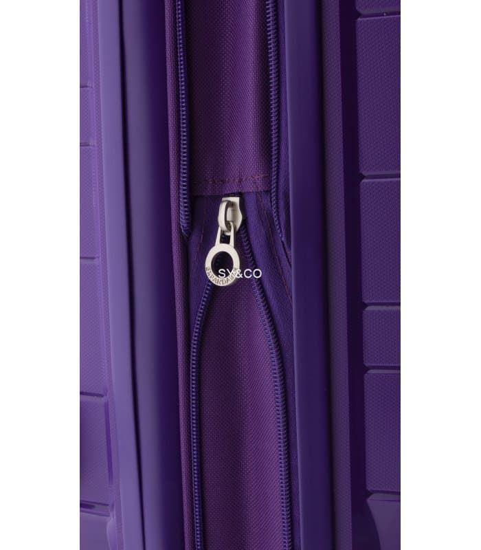 Maleta cabina Gladiator Boxing morado 55cm - Imagen 3