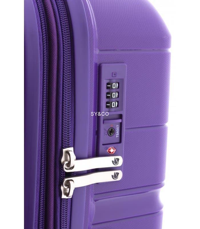 Maleta cabina Gladiator Boxing morado 55cm - Imagen 4